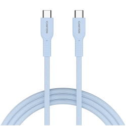 CANYON cable OnWire 60CL C-C 60W COLOR Braided 1m Light Blue - 1