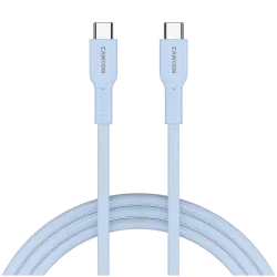 CANYON cable OnWire 60CL C-C 60W COLOR Braided 1m Light Blue - 1