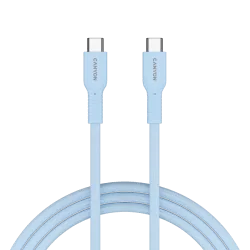 CANYON cable OnWire 60CL C-C 60W COLOR Braided 1m Light Blue - 4
