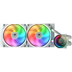 COUGAR POSEIDON ELITE ARGB 240 White AiO Liquid Watercooling - 1
