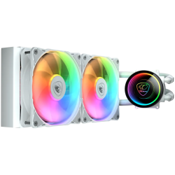 COUGAR POSEIDON ELITE ARGB 240 White AiO Liquid Watercooling - 2