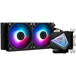 MSI MAG CORELIQUID I240 2x 120mm ARGB Fans, Aluminium Radiator, Loop Dynamic Bearing, Intel LGA 1150/1151/1155/1156/1200/1700/18