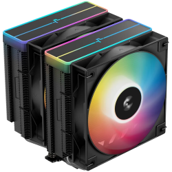 DeepCool AG620 BK ARGB V2, CPU Air Cooler, 2x120mm ARGB PWM Fan, Core Touch Technology 2.0, 6 Heatpipes, LGA1851/1700/1200/115x,
