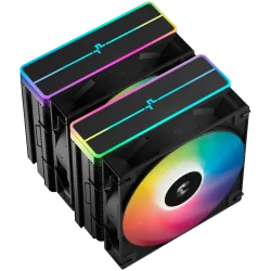 DeepCool AG620 BK ARGB V2, CPU Air Cooler, 2x120mm ARGB PWM Fan, Core Touch Technology 2.0, 6 Heatpipes, LGA1851/1700/1200/115x,