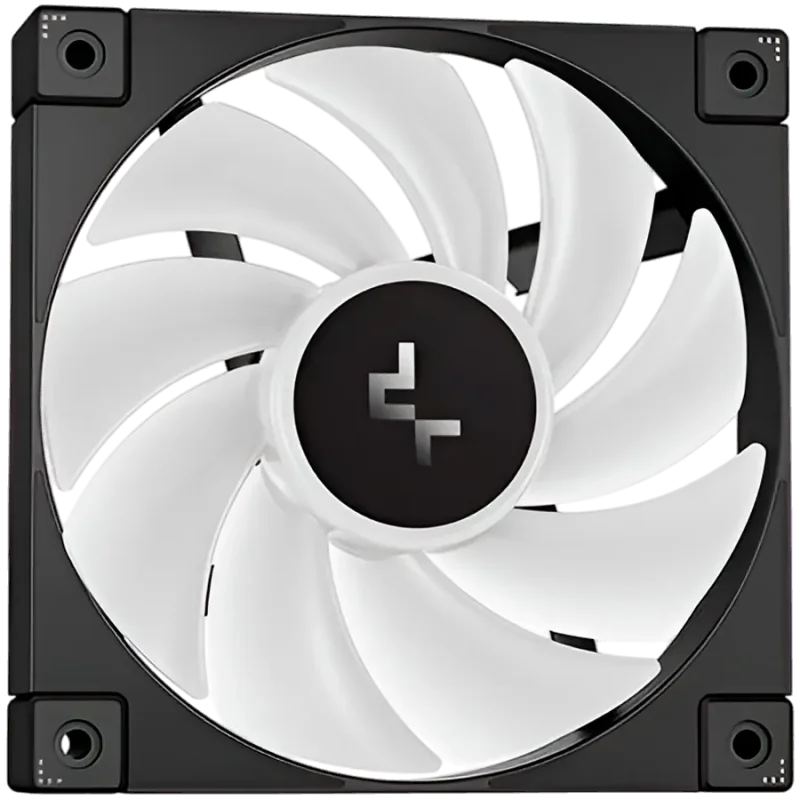 DeepCool LP240, 240mm CPU Liquid Cooler, 2x120mm ARGB PWM Fans, Dot-matrix Screen, Anti-Leak Technology, Black, LGA1851/1700/120