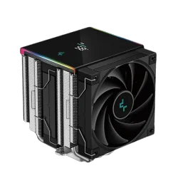 DeepCool AK620 DIGITAL SE, CPU Air Cooler, 2x120mm PWM Fans, 6 Heatpipes, Black, LGA2066/2011-v3/2011/1851/1700/1200/115x, AMD A