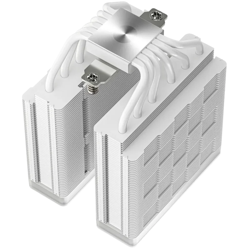 DeepCool AG620 WH ARGB V2, CPU Air Cooler, 2x120mm ARGB PWM Fan, Core Touch Technology 2.0, 6 Heatpipes, White, LGA1851/1700/120