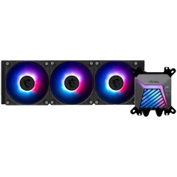 MSI MAG CORELIQUID A15 360, 3x120mm Pre-installed ARGB Daisy Chain Fans, Adjustable Offset Kit, Replacable Top Cover, Copper Bas