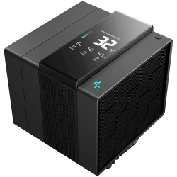 DeepCool ASSASSIN IV VC VISION, CPU Air Cooler, 1x120mm + 1x140mm FDB Fans, Fan Speed Switch, Digital Display, Vapor Chamber, TD