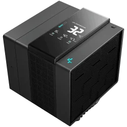 DeepCool ASSASSIN IV VC VISION, CPU Air Cooler, 1x120mm + 1x140mm FDB Fans, Fan Speed Switch, Digital Display, Vapor Chamber, TD