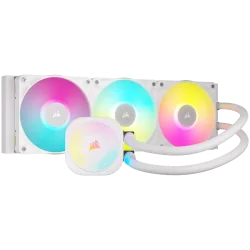 CORSAIR iCUE LINK TITAN 360 RX RGB White AIO, 360mm, Liquid CPU Cooler - 1