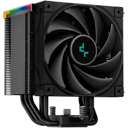 DeepCool AK500 Digital, CPU Air Cooler, 1x120mm FK120 PWM FDB Fan, Digital Display, ARGB, TDP 240W, 5 Heatpipes, Black, LGA2066/