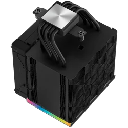 DeepCool AK500 Digital, CPU Air Cooler, 1x120mm FK120 PWM FDB Fan, Digital Display, ARGB, TDP 240W, 5 Heatpipes, Black, LGA2066/