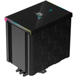DeepCool AK500 Digital, CPU Air Cooler, 1x120mm FK120 PWM FDB Fan, Digital Display, ARGB, TDP 240W, 5 Heatpipes, Black, LGA2066/