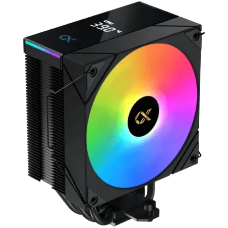 AK4 Digital (Black, ARGB & Digital LED Panel Top Cover, ARGB PWM Fan, Intel Backplate, Mini ARGB LED Controller) - 1