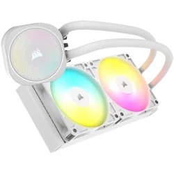CORSAIR NAUTILUS 240 ARGB White, 240mm Radiator, Liquid CPU Cooler - 1