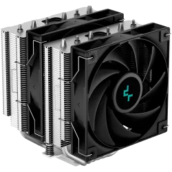 DeepCool AG620, CPU Air Cooler, 2x120mm PWM Fan, TDP 260W, 6 Heatpipes, LGA2066/2011-v3/2011/1700/1200/115x, AMD AM5/AM4, 129x13