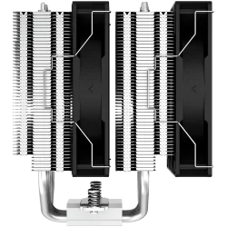 DeepCool AG620, CPU Air Cooler, 2x120mm PWM Fan, TDP 260W, 6 Heatpipes, LGA2066/2011-v3/2011/1700/1200/115x, AMD AM5/AM4, 129x13