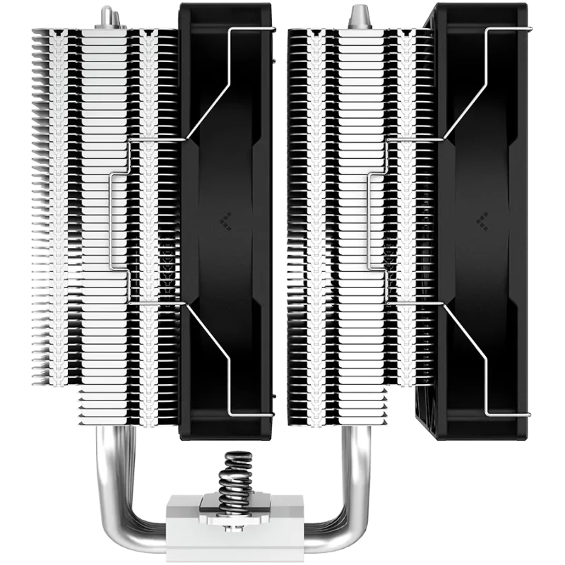 DeepCool AG620, CPU Air Cooler, 2x120mm PWM Fan, TDP 260W, 6 Heatpipes, LGA2066/2011-v3/2011/1700/1200/115x, AMD AM5/AM4, 129x13