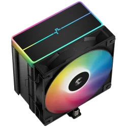 DeepCool AG500 BK ARGB V2, CPU Air Cooler, 1x120mm ARGB PWM Fan, ARGB Top Cover, 6 Heatpipes, LGA 1851/1700/1200/1151/1150/1155,