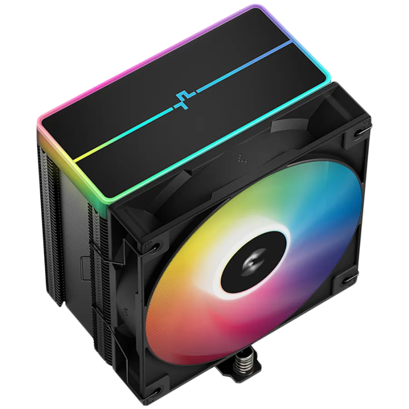 DeepCool AG500 BK ARGB V2, CPU Air Cooler, 1x120mm ARGB PWM Fan, ARGB Top Cover, 6 Heatpipes, LGA 1851/1700/1200/1151/1150/1155,