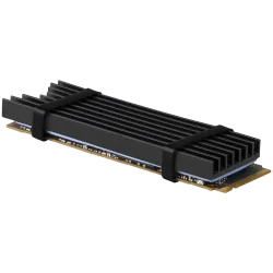 AXAGON CLR-M2L6 passive - M.2 SSD, 80mm SSD, ALU body, silicone thermal pads, height 6mm - 1