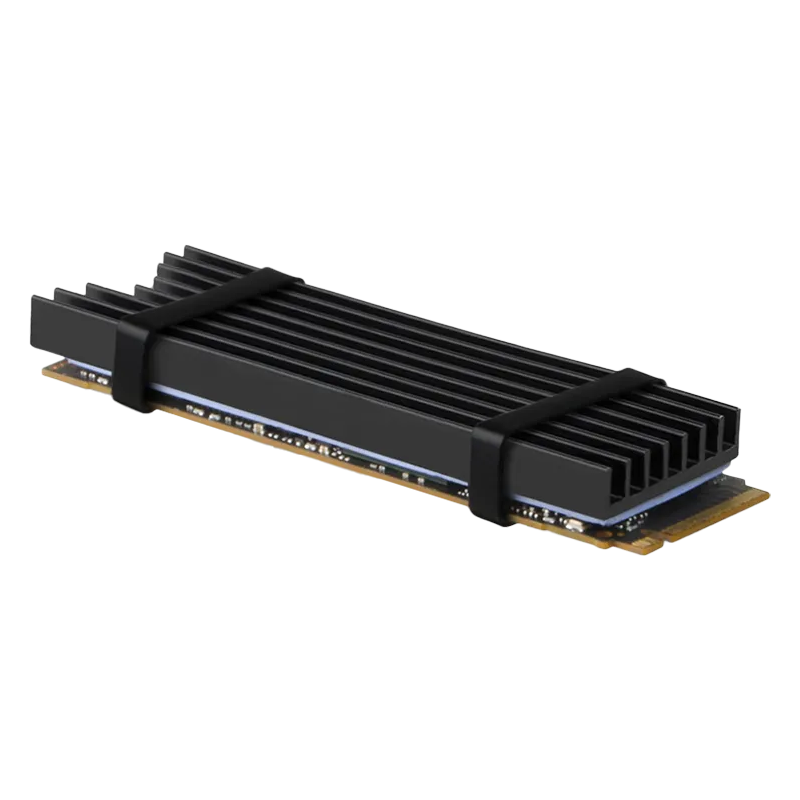 AXAGON CLR-M2L6 passive - M.2 SSD, 80mm SSD, ALU body, silicone thermal pads, height 6mm - 1