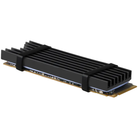 AXAGON CLR-M2L6 passive - M.2 SSD, 80mm SSD, ALU body, silicone thermal pads, height 6mm - 1