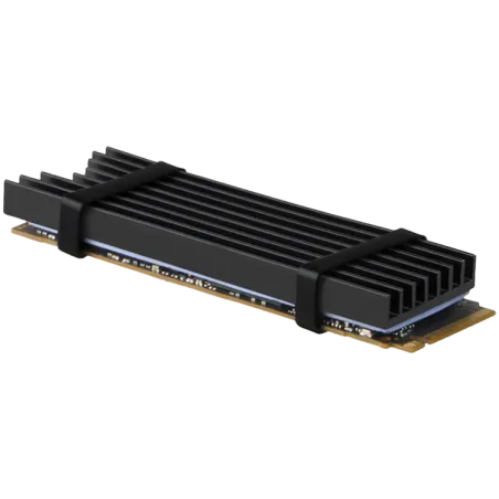 AXAGON CLR-M2L6 passive - M.2 SSD, 80mm SSD, ALU body, silicone thermal pads, height 6mm - 1