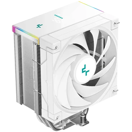 DeepCool AK500S DIGITAL SE WH, CPU Air Cooler, 1x120mm FK120 PWM FDB Fan, ARGB, Digital Display, 5 Heatpipes, Fluid Dynamic Bear