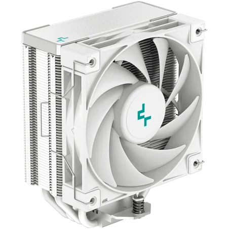 DeepCool AK400 WH, CPU Air Cooler, 1x120mm PWM Fan, TDP 220W, 4 Heatpipes, White, LGA1700/1200/115x, AMD AM5/AM4, 127x97x155 mm(