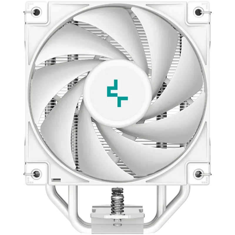 DeepCool AK400 WH, CPU Air Cooler, 1x120mm PWM Fan, TDP 220W, 4 Heatpipes, White, LGA1700/1200/115x, AMD AM5/AM4, 127x97x155 mm(