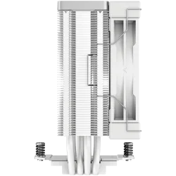 DeepCool AK400 WH, CPU Air Cooler, 1x120mm PWM Fan, TDP 220W, 4 Heatpipes, White, LGA1700/1200/115x, AMD AM5/AM4, 127x97x155 mm(