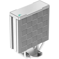 DeepCool AK400 WH, CPU Air Cooler, 1x120mm PWM Fan, TDP 220W, 4 Heatpipes, White, LGA1700/1200/115x, AMD AM5/AM4, 127x97x155 mm(