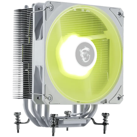 MSI MAG COREFROZR AA13 WHITE, 1x120mm ARGB Fan, TDP 240W, Direct Touch Heat-pipes, Intel LGA 1700/1851, AMD AM5/AM4, White, 3Y W