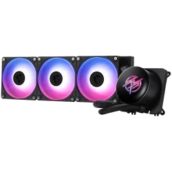 MSI MPG CORELIQUID P13 360, 3x120mm Pre-installed CycloBlade 9 ARGB Daisy Chain Fans, 2.1-inch LCD screen, Copper Base, UNI BRAC