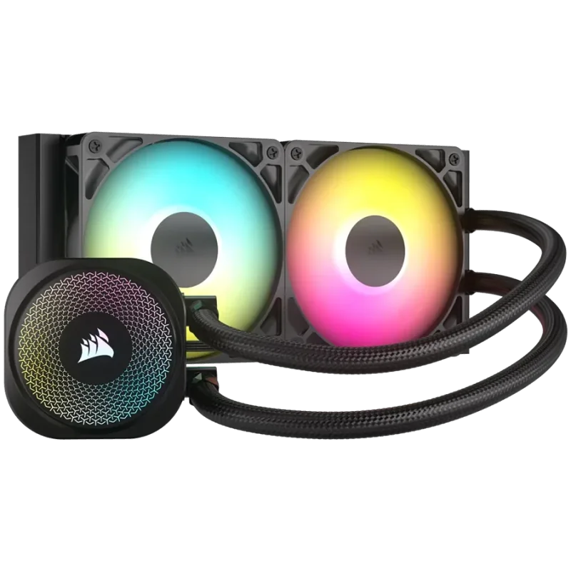 CORSAIR NAUTILUS 240 ARGB, 240mm Radiator, Liquid CPU Cooler - 1
