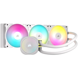 CORSAIR NAUTILUS 360 ARGB White, 360mm Radiator, Liquid CPU Cooler - 1