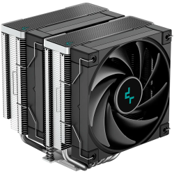DeepCool AK620, CPU Air Cooler, 2x120mm PWM Fan, TDP 260W, 6 Heatpipes, LGA2066/2011-v3/2011/1700/1200/115x, AMD AM5/AM4, 129x13