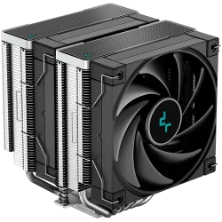 DeepCool AK620, CPU Air Cooler, 2x120mm PWM Fan, TDP 260W, 6 Heatpipes, LGA2066/2011-v3/2011/1700/1200/115x, AMD AM5/AM4, 129x13