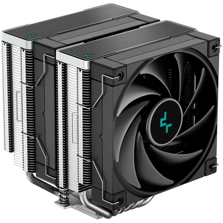 DeepCool AK620, CPU Air Cooler, 2x120mm PWM Fan, TDP 260W, 6 Heatpipes, LGA2066/2011-v3/2011/1700/1200/115x, AMD AM5/AM4, 129x13