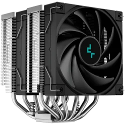 DeepCool AK620, CPU Air Cooler, 2x120mm PWM Fan, TDP 260W, 6 Heatpipes, LGA2066/2011-v3/2011/1700/1200/115x, AMD AM5/AM4, 129x13