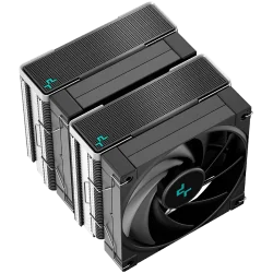 DeepCool AK620, CPU Air Cooler, 2x120mm PWM Fan, TDP 260W, 6 Heatpipes, LGA2066/2011-v3/2011/1700/1200/115x, AMD AM5/AM4, 129x13