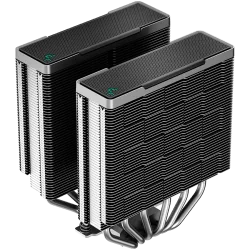 DeepCool AK620, CPU Air Cooler, 2x120mm PWM Fan, TDP 260W, 6 Heatpipes, LGA2066/2011-v3/2011/1700/1200/115x, AMD AM5/AM4, 129x13