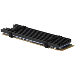 AXAGON CLR-M2L3 passive - M.2 SSD, 80mm SSD, ALU body, silicone thermal pads, height 3mm - 1