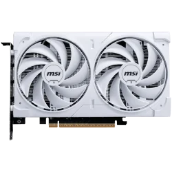 MSI Video Card NVIDIA GeForce RTX 5060 8G VENTUS 2X OC WHITE, 8GB GDDR7, 128-bit, 2535 MHz Boost, 3840 CUDA Cores, PCIe 5.0 (x8)