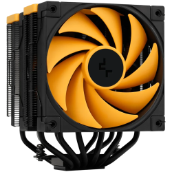DeepCool AK620 ZERO DARK ZORIA, CPU Air Cooler, 2x120mm PWM Fan, 6 Heatpipes, LGA2066/2011-v3/2011/1700/1200/115x, AMD AM5/AM4, 