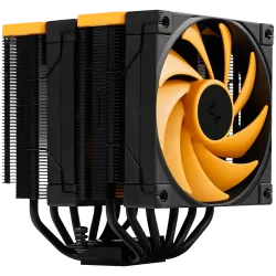 DeepCool AK620 ZERO DARK ZORIA, CPU Air Cooler, 2x120mm PWM Fan, 6 Heatpipes, LGA2066/2011-v3/2011/1700/1200/115x, AMD AM5/AM4, 
