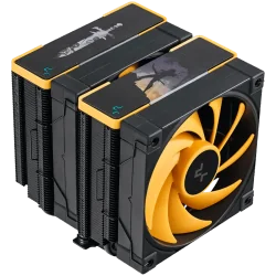 DeepCool AK620 ZERO DARK ZORIA, CPU Air Cooler, 2x120mm PWM Fan, 6 Heatpipes, LGA2066/2011-v3/2011/1700/1200/115x, AMD AM5/AM4, 