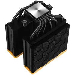 DeepCool AK620 ZERO DARK ZORIA, CPU Air Cooler, 2x120mm PWM Fan, 6 Heatpipes, LGA2066/2011-v3/2011/1700/1200/115x, AMD AM5/AM4, 